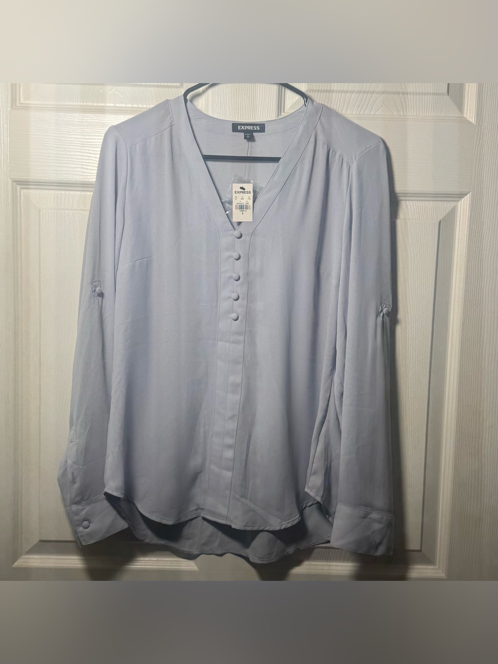 Women’s Express Light Grey Portofino Top S